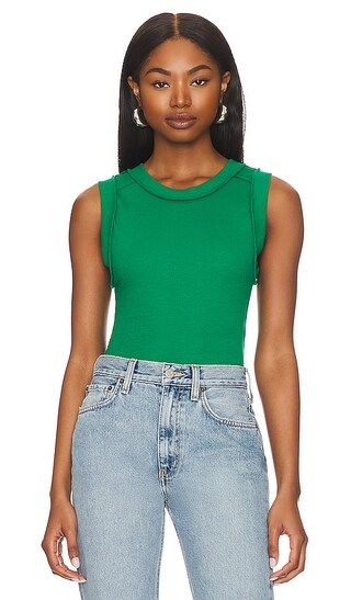 x We The Free Kate Tee in Golf Green | Revolve Clothing (Global)