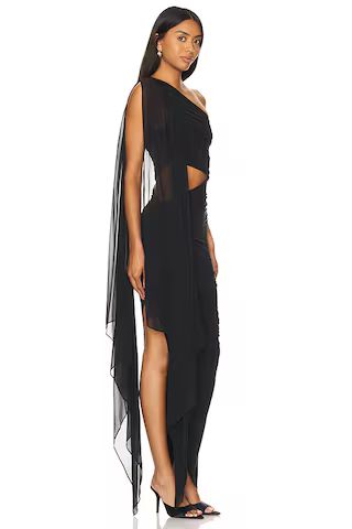 Lourdes Maxi Dress in Black | Revolve Clothing (Global)