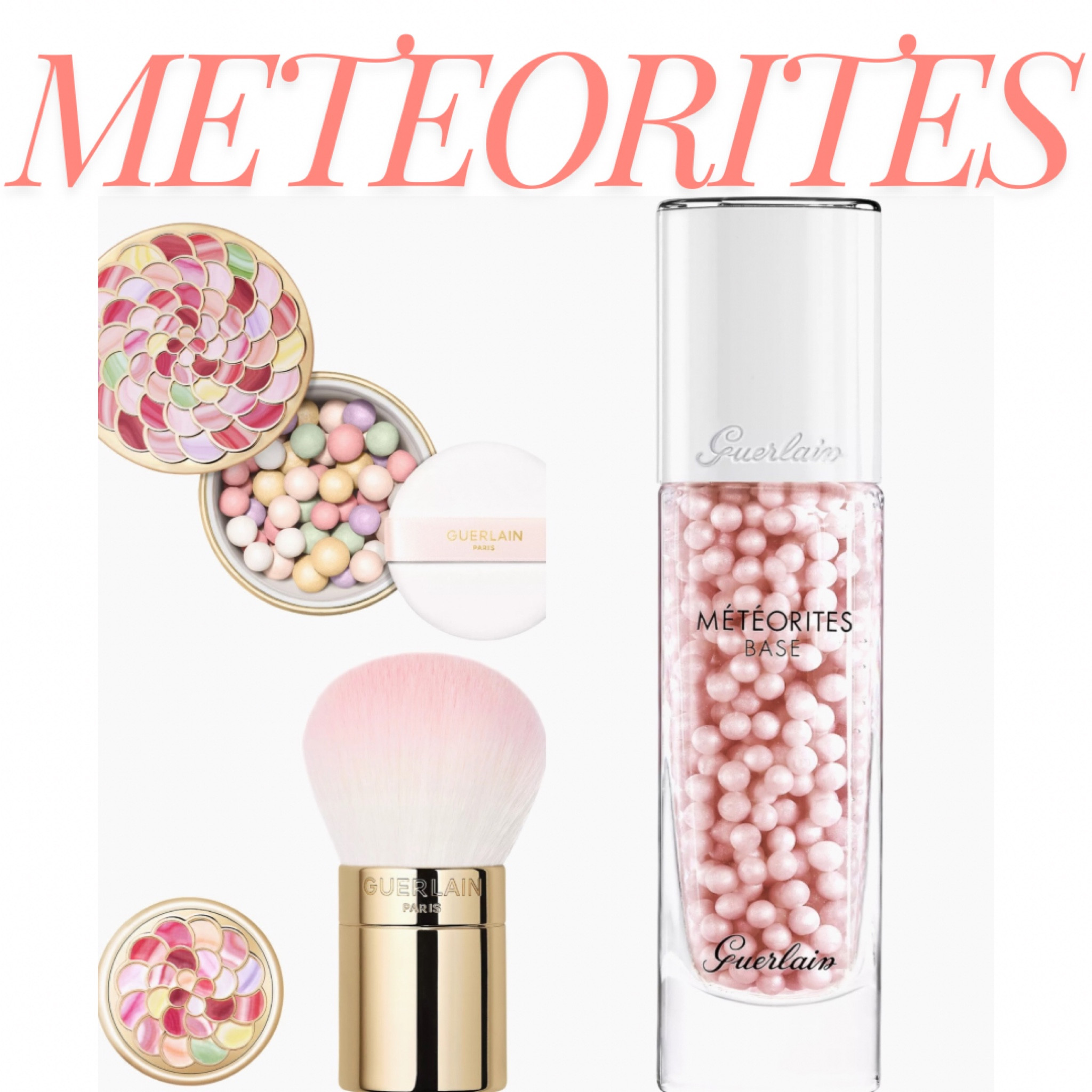 Conoces los METEORITOS de Guerlain?

Deja la piel de tu rostro mate pero a la misma vez con destellos perlados . Demasiado 🔝 

I’m Obsessed 😍

Setting and Finishing Powder
Brush
Primer

Mejora la Base
Corrige Instantáneamente 
Matifica 
Ilumina 

