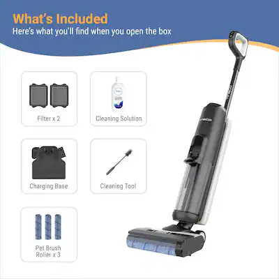 Tineco - FloorWasher Pet5 Cordless Wet Dry Vacuum Cleaner & Mop, Self-Cleaning, Anti-Tangle Brush... | Best Buy U.S.