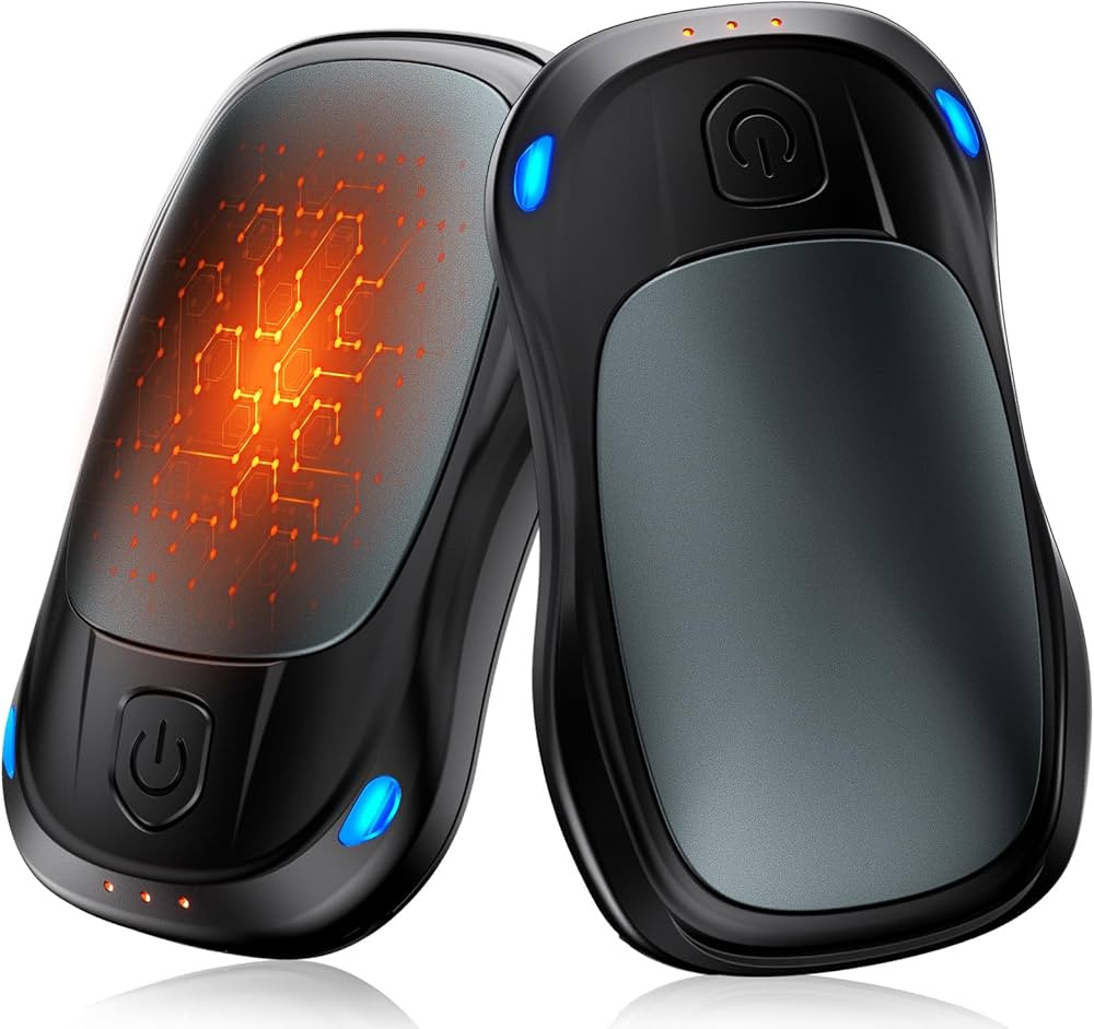 Hand Warmers Rechargeable 2 Pack, MKG Electric Hand Warmer, 24Hrs Long Lasting Reusable HandWarme... | Amazon (US)