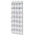 Kusmil Over the Door Shoe Organizer, 28 Large Pockets Hanging Shoe Organizer, White | Walmart (US)