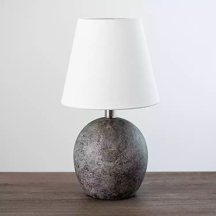 Charcoal Round Table Lamp | Kirkland's Home