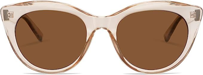 SOJOS Trendy Polarized Sunglasses for Women,Retro Cat Eye Womens Sun Glasses SJ2221 | Amazon (US)