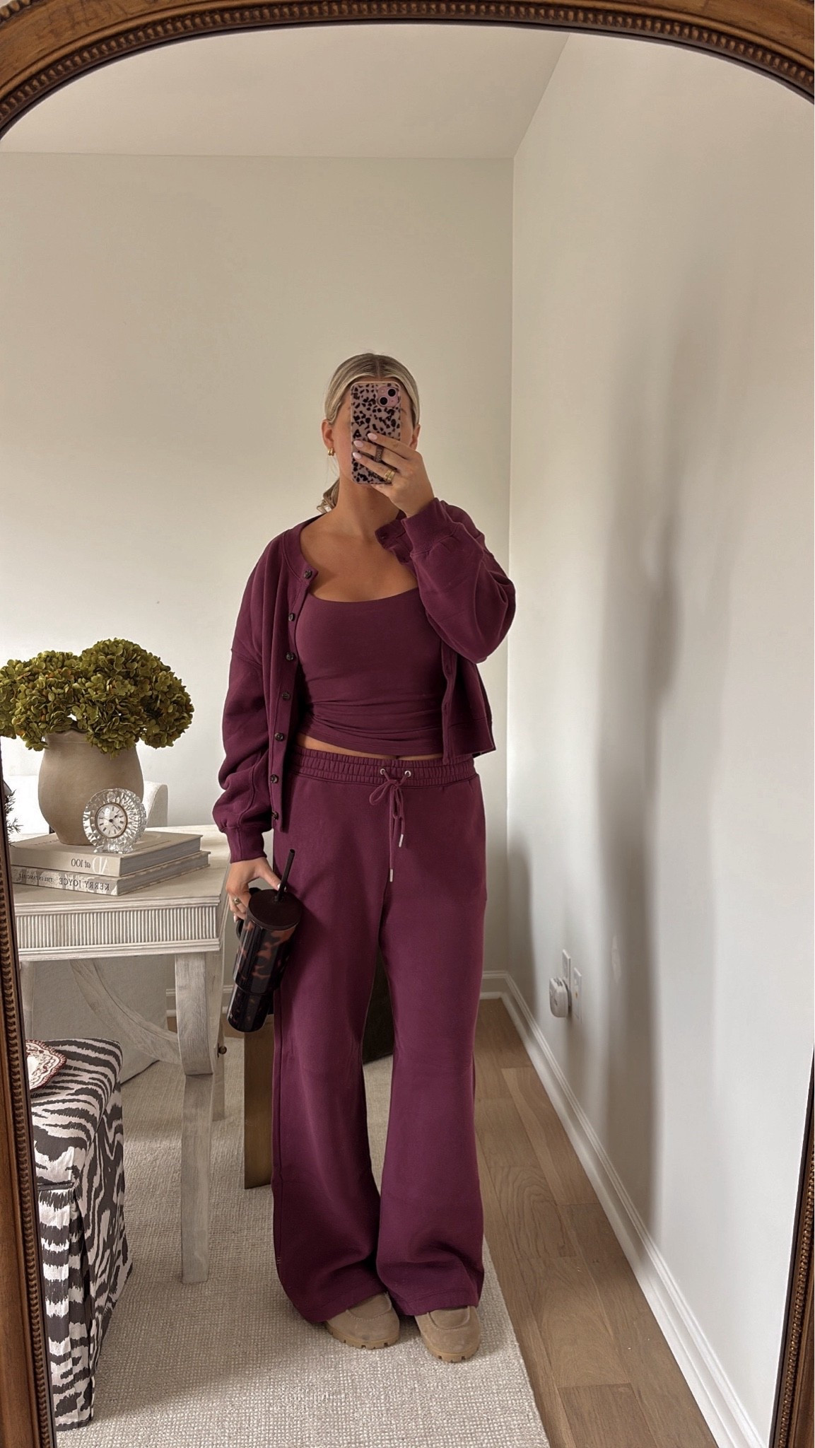these sets from @abercrombie are the comfiest EVER! I have so many colors! I’m wearing a large in the sweatpants, medium in the tank, and large in the sweatshirt! 🤍