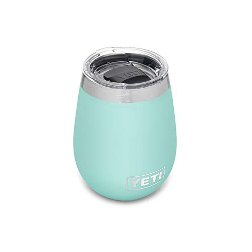 YETI Rambler 10 oz Wine Tumbler, Vacuum Insulated, Stainless Steel with MagSlider Lid, Seafoam | Amazon (US)