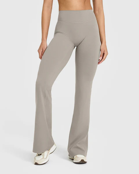 SoftMotion™ Flared Pants with White Logo 
 Warm Sand | Oner Active (UK / US)