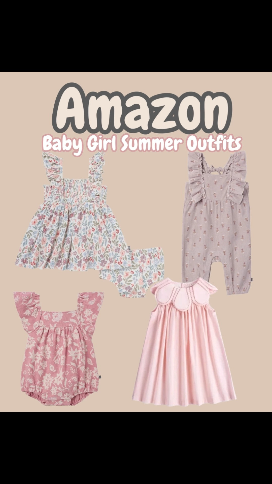 Baby girl outfits from Amazon for the summer!
Summer outfits for kids, baby fashion, baby style, baby girl romper, baby girl outfit, baby shower gift, amazon kids, Amazon baby, baby girl clothes, baby girl bubble, baby girl dress

#LTKKids #LTKBaby #LTKSeasonal