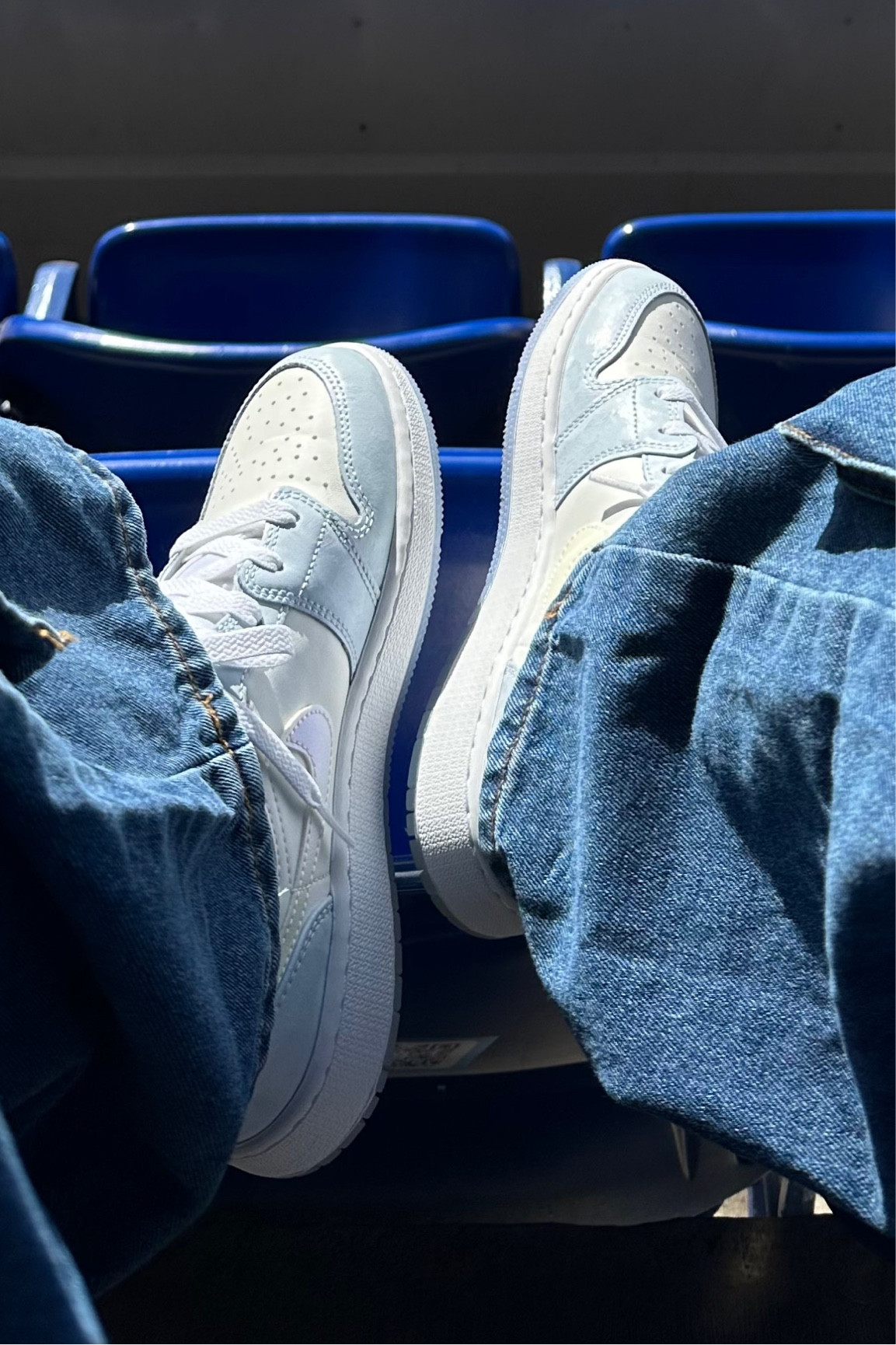 Icy blue Jordans in a size 4.5 in Youth ❄️ I’m a size 6 in women 

#LTKstyletip #LTKkids #LTKshoecrush