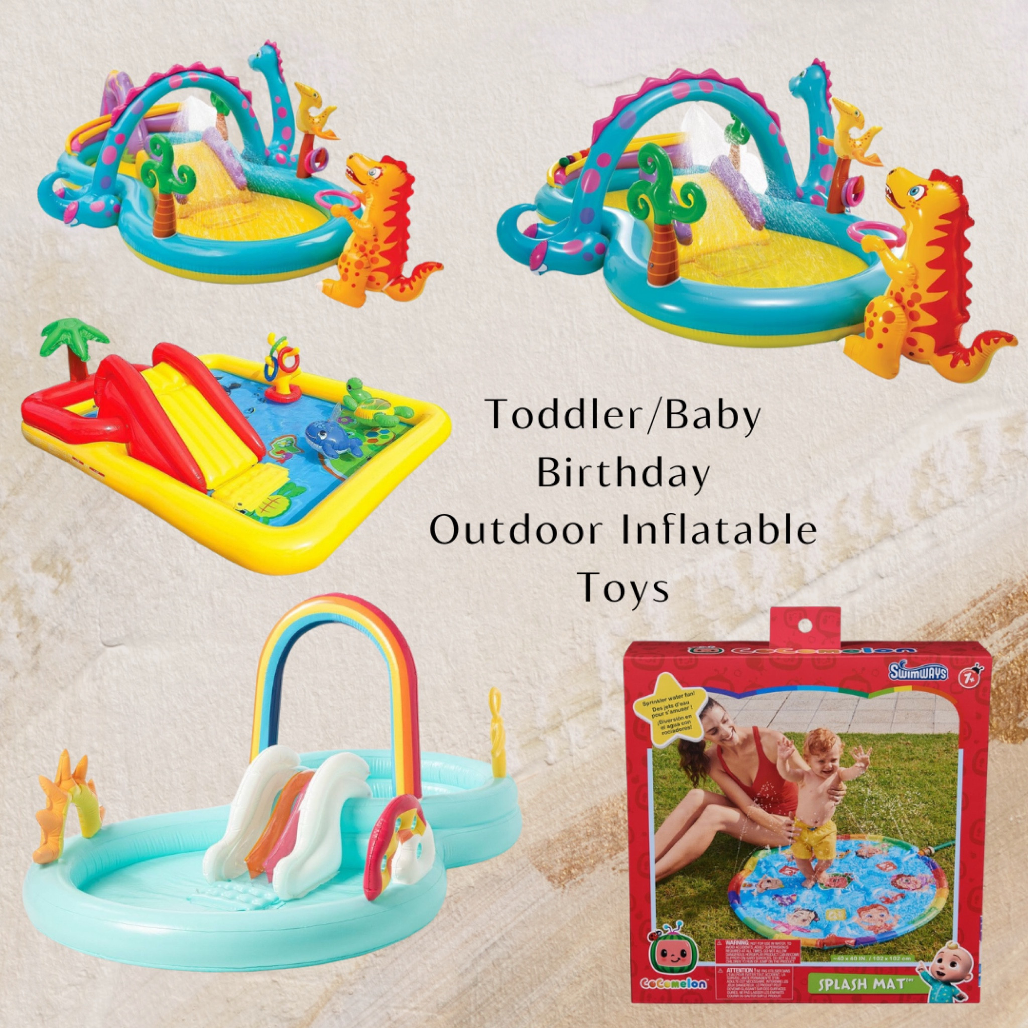 | Baby Toddler Gifts | Birthday Gifts for Kids | Sandbox | Summer Gifts for Kids | Outside Fun | Ball Pit | Water Toys | First Birthday Gift Ideas | Basketball Goal for Kids | Boy Girl Birthday Gift Ideas | Outdoor toys | Inflatable Outdoor Kid Toys | Bubble Toys | Sand Toys | Sports Baby Toddler Gift Ideas | 

#LTKbaby #LTKparties #LTKkids #outdoortoys #summertoys

#LTKKids #LTKBaby #LTKParties