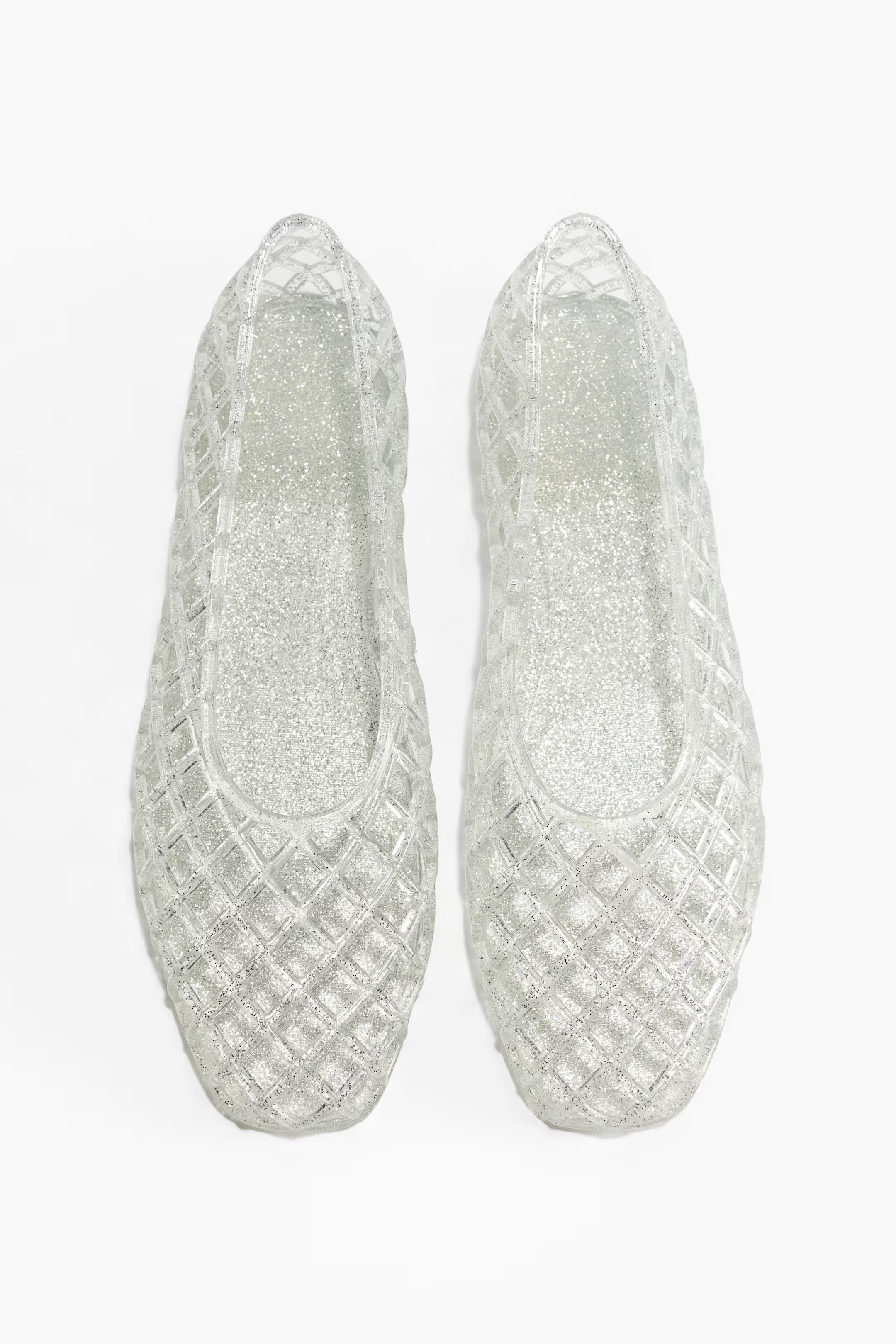 Plastic Mesh Flats | H&M (US + CA)