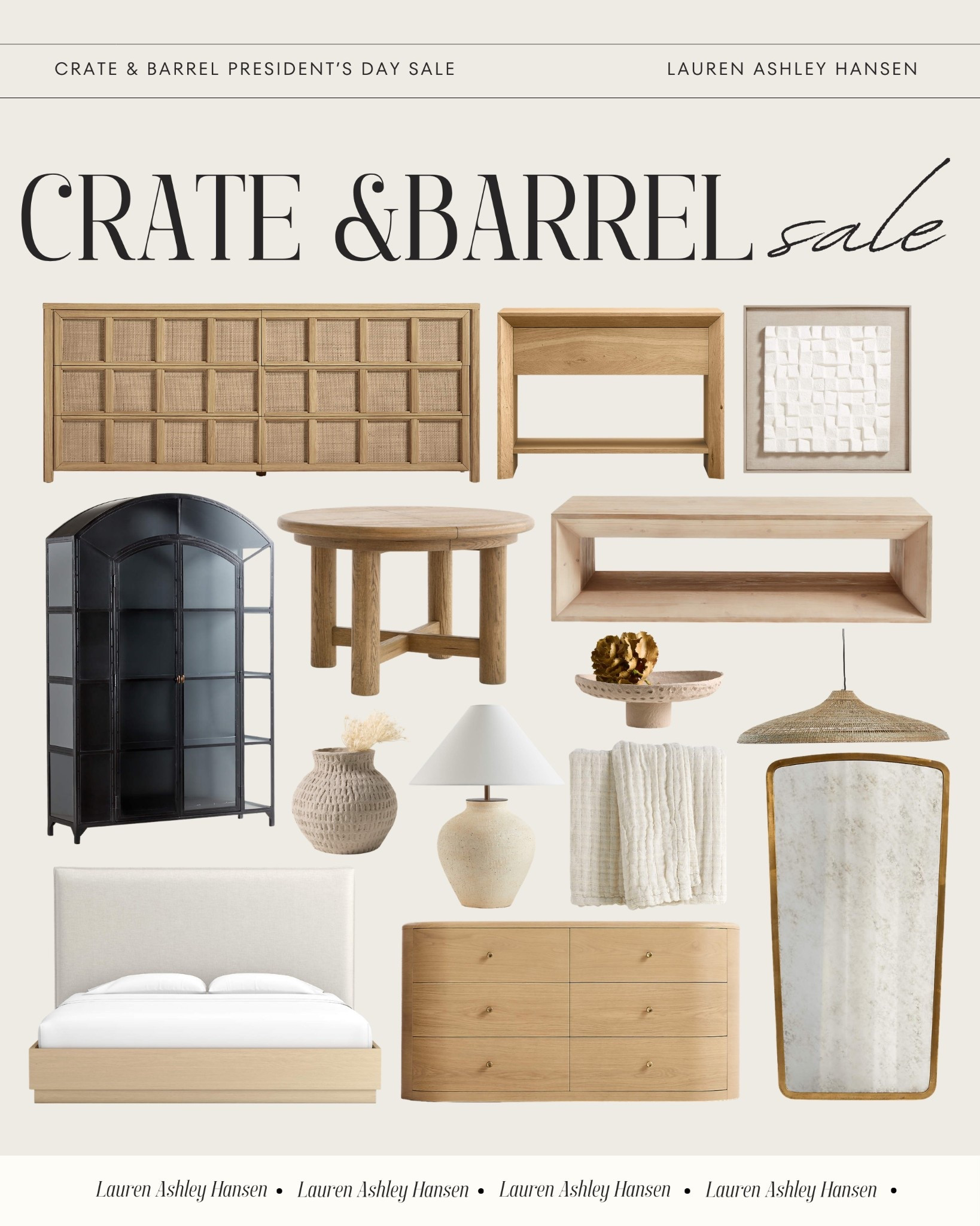 Last chance to shop the Crate & Barrel Presidents’ Day sale! Save up to 60% off bestselling furniture, decor, lighting, rugs, accents and more! So many beautiful and high end favorites. 

#LTKSaleAlert #LTKHome