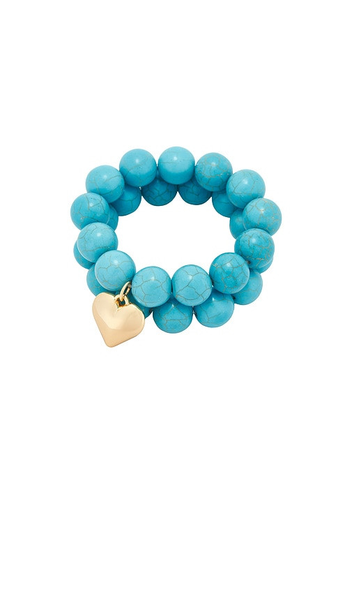 Ettika Luck And Love Turquoise Bracelet Set in Turquoise. | Revolve Clothing (Global)