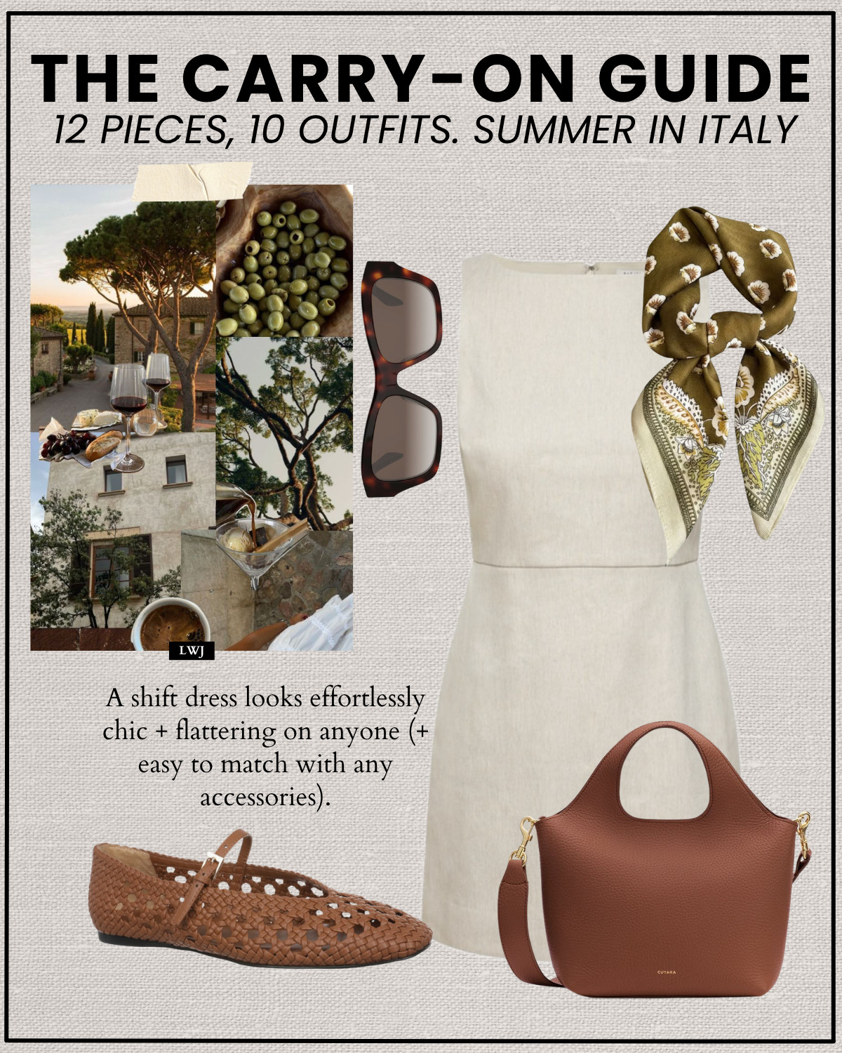 Summer outfit in Italy 

Summer style / linen shift dress / casual style / minimal & chic

#LTKTravel