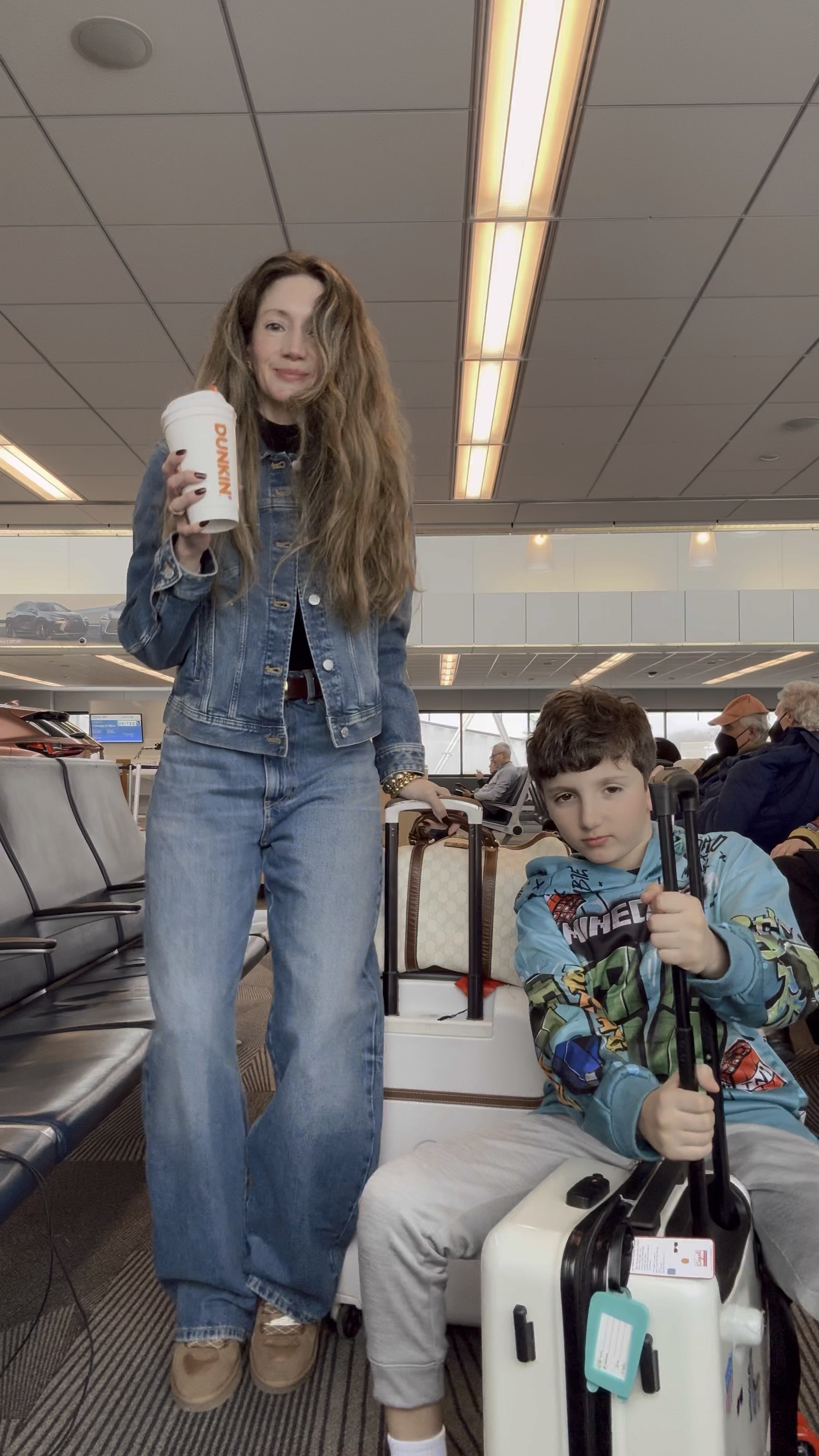 All denim look! For airport travel outfit 
Jeans 2
Jacket xs

#LTKFindsUnder100 #LTKMostLoved #LTKWatchNow