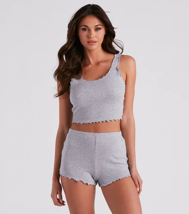 Chill Mode Pajama Top And Shorts Set | Windsor Stores