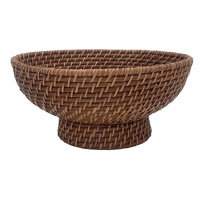 Rattan Wrapped Decorative Bowl, 11.8x5.9 | At Home