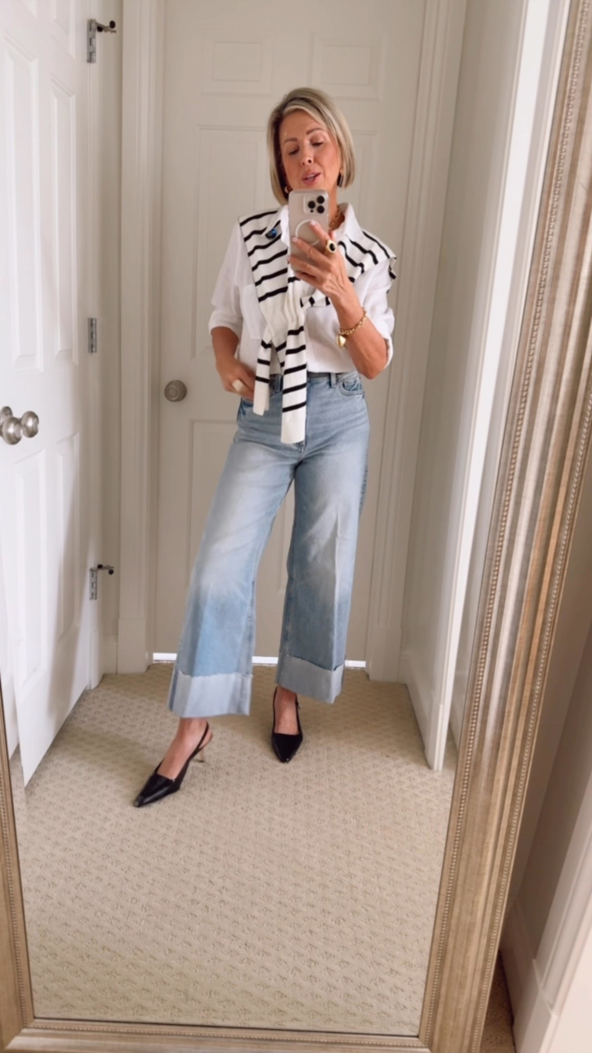 I generally size down to a 27 in Pistola
5’5/130 


#LTKFindsUnder50 #LTKSaleAlert #LTKOver40