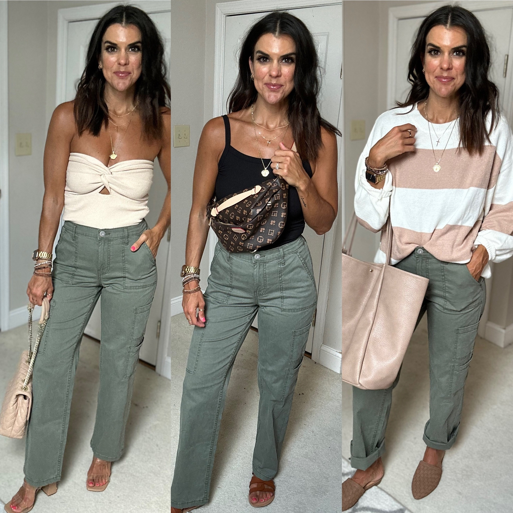 $18 Walmart cargos restocked in almost all sizes! I’m wearing size small 

#LTKunder50 #LTKstyletip #LTKunder100