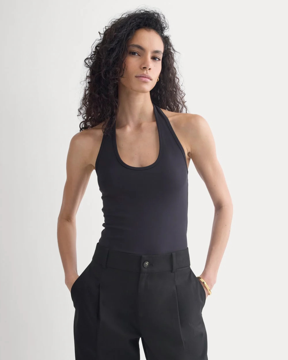 Halter Tank | Black | Everlane