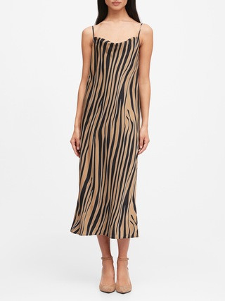 Zebra Print Slip Dress | Banana Republic (US)