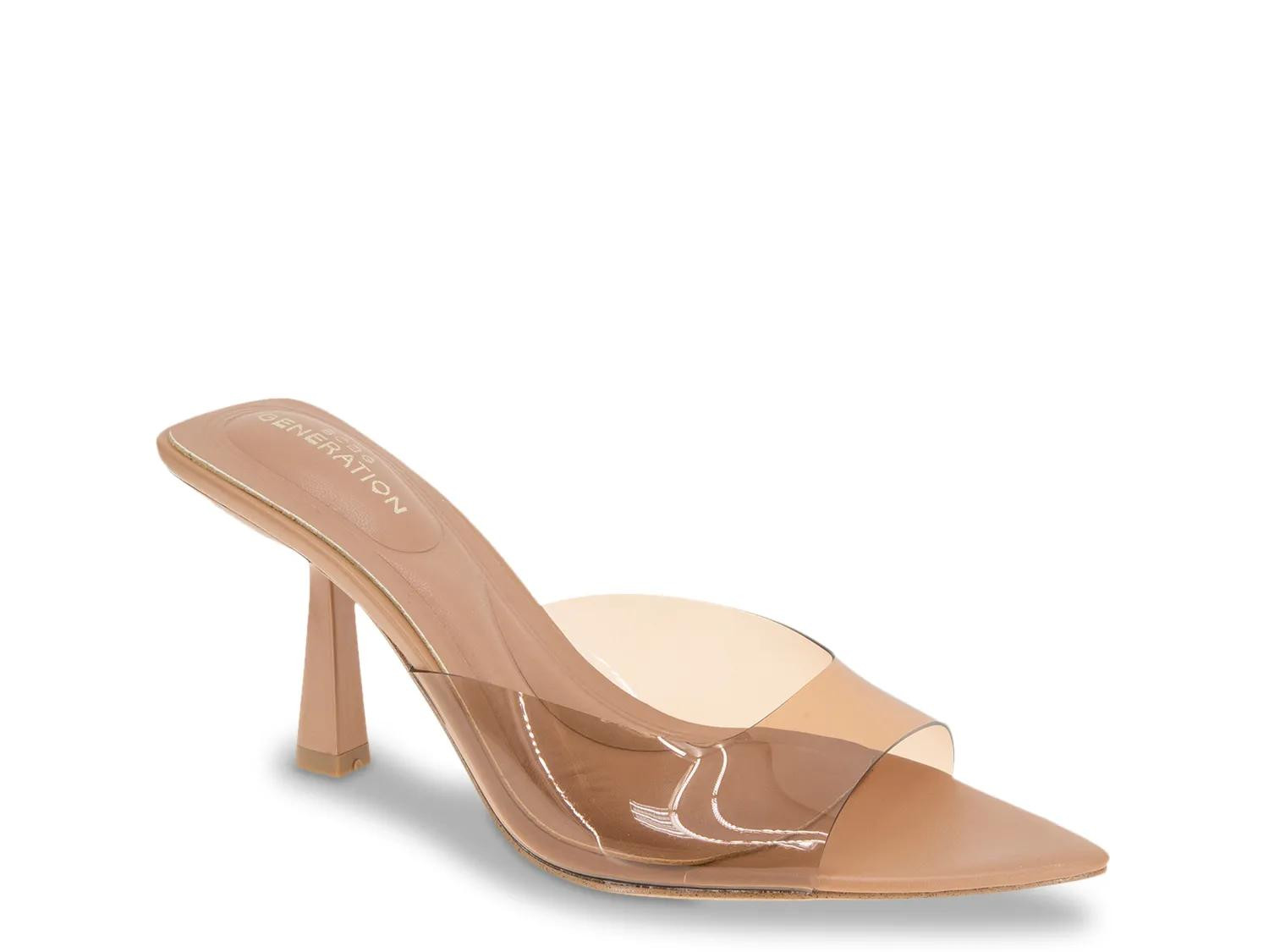 BCBGeneration Ipolo Sandal | Women's | Clear Tan | Size 9.5 | Sandals | DSW