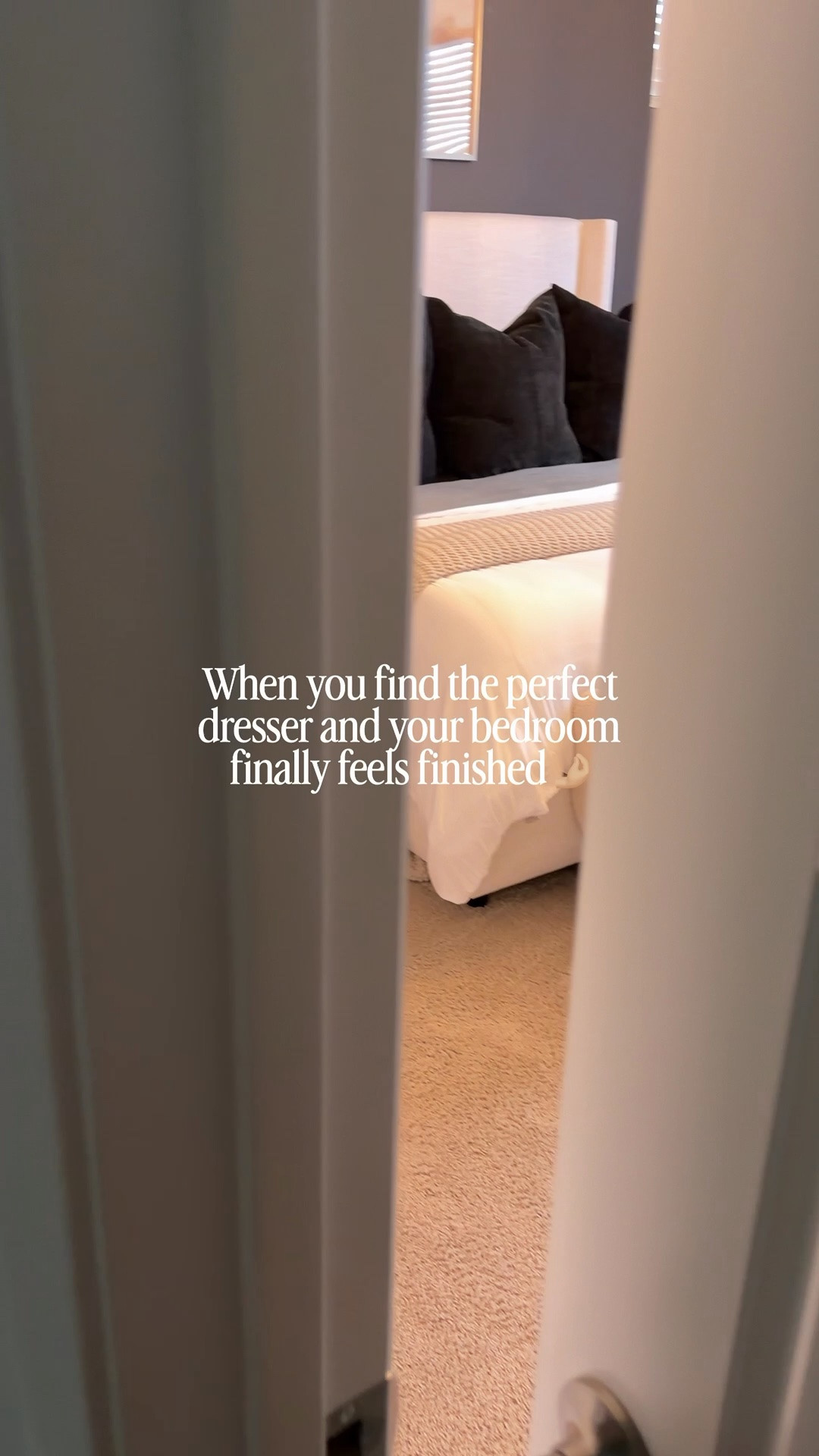 Primary bedroom decor