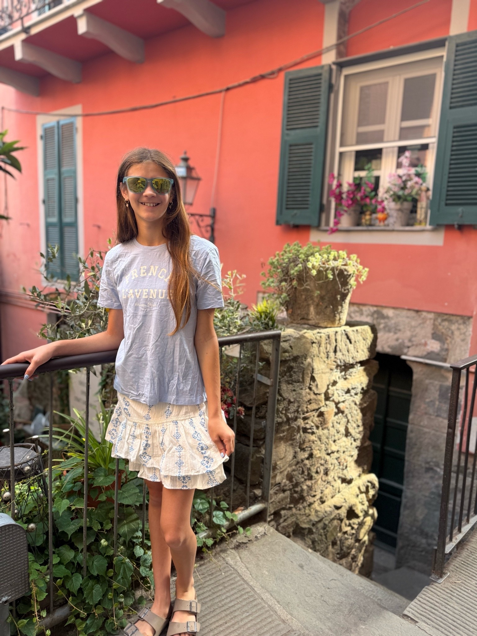 Lucy’s look in Italy