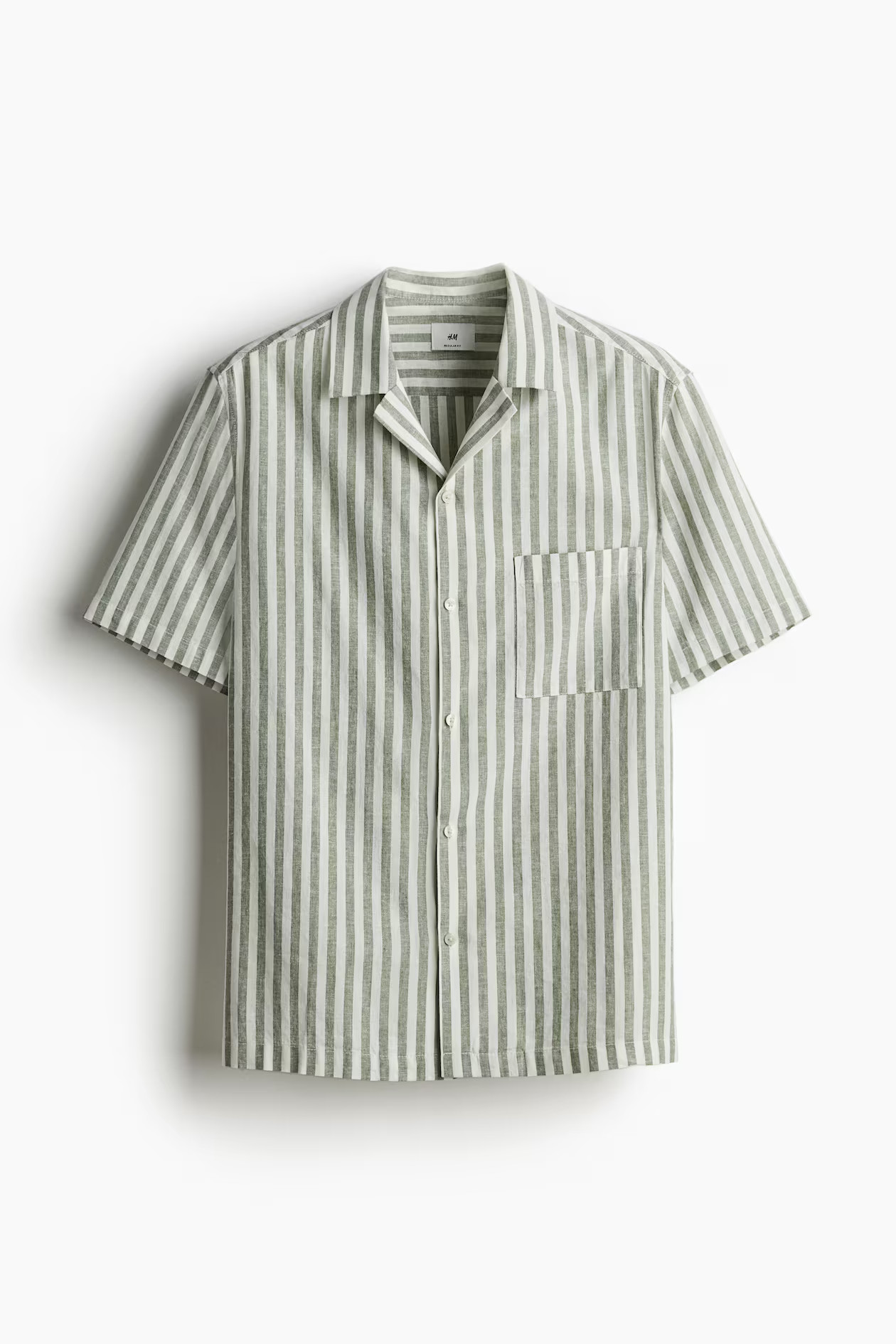 Regular Fit Linen-blend Resort Shirt | H&M (US + CA)