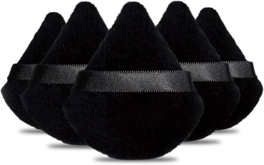 Powder Puff Daubigny 6 Pieces Powder Puff Face Soft Triangle Makeup Puff for Loose Powder Mineral... | Amazon (US)