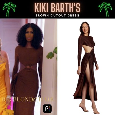 Cutout Cutie // Shop Kiki Barth’s Cutout Dress in Green + Similar Styles With The Link In Our Bio #RHOM #KikiBarth