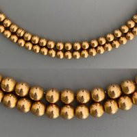 Victorian Gold Beaded Necklace Barrel Clasp 33.7G | Etsy (US)