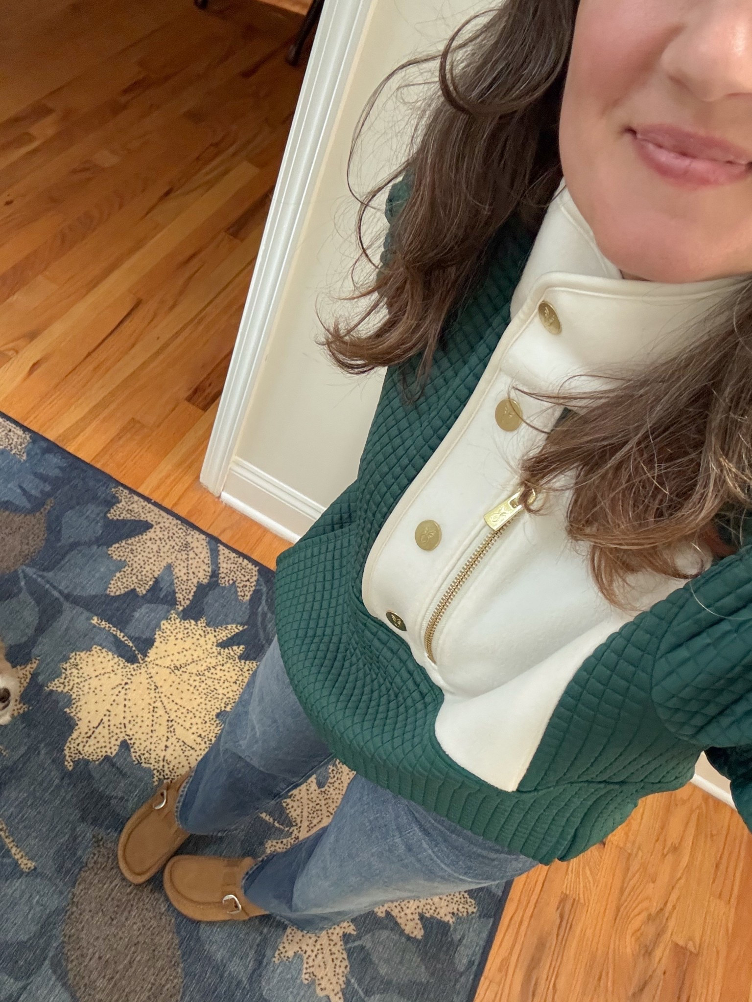 Cool fall evening style. Waffle knits are trending! 💚

#LTKSeasonal #LTKStyleTip #LTKOver40