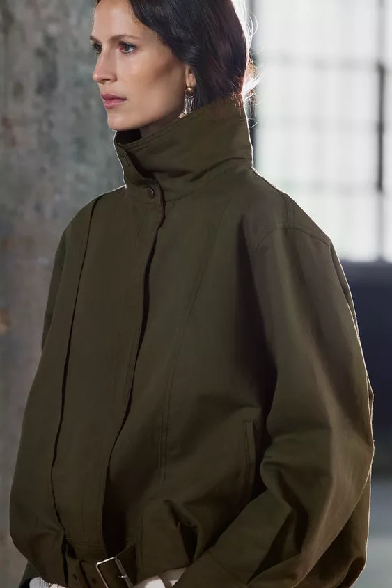 BUCKLE BOMBER JACKET ZW COLLECTION | Zara US