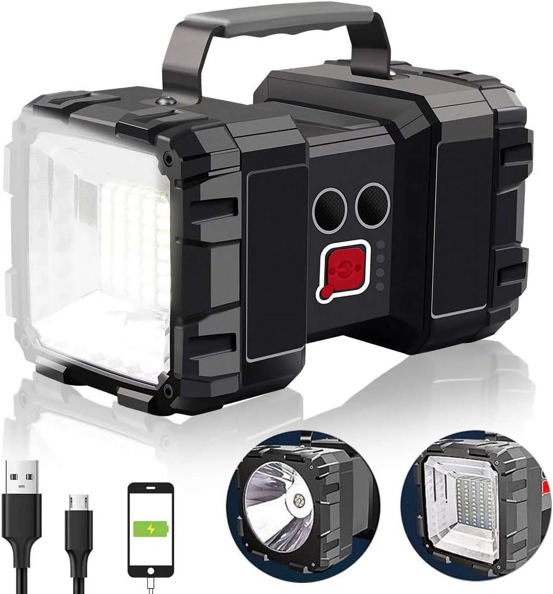 AlpsWolf Rechargeable Flashlight, LED Spotlight Flashlight 20000 Capacity 4000LM 25h Ultra-Long S... | Walmart (US)