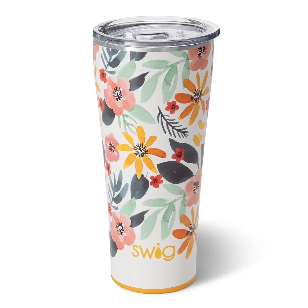 Swig Life 32oz Tumbler | Insulated Stainless Steel Travel Tumbler | Honey Meadow - Walmart.com | Walmart (US)