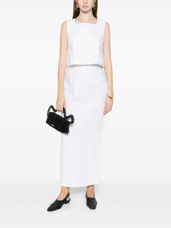 Emma tailored long pencil Skirt | Farfetch Global