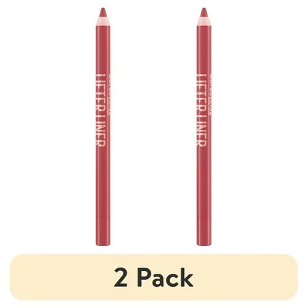 (2 pack) Maybelline Lifter Liner Lip Liner Makeup with Hyaluronic Acid, Peaking, 0.04 oz | Walmart (US)