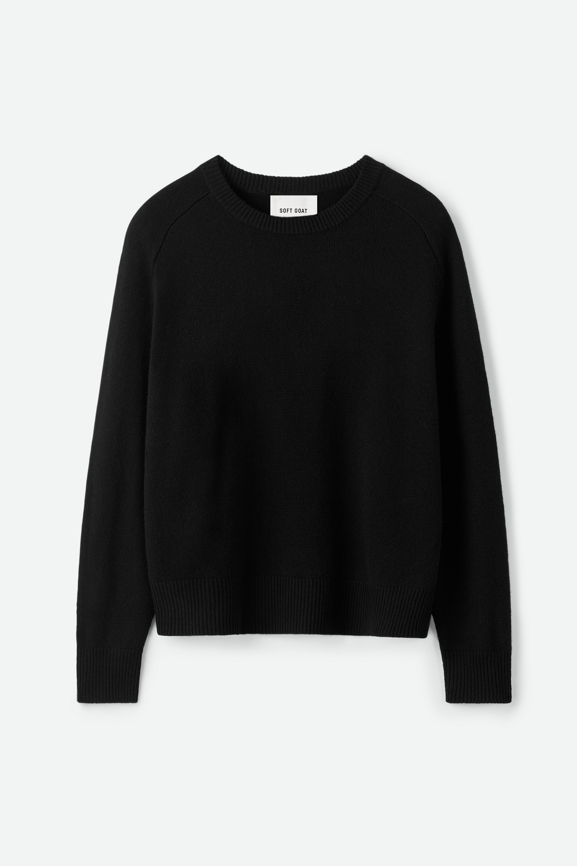 Boyfriend crewneck - Crewnecks - Black | Soft Goat | Soft Goat
