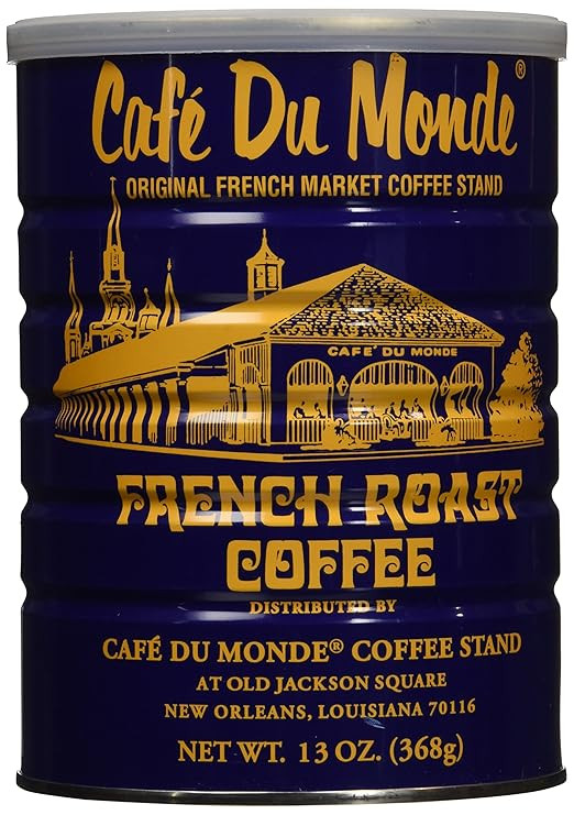 Cafe Du Monde French Roast Dark Coffee, 13 Ounce | Amazon (US)