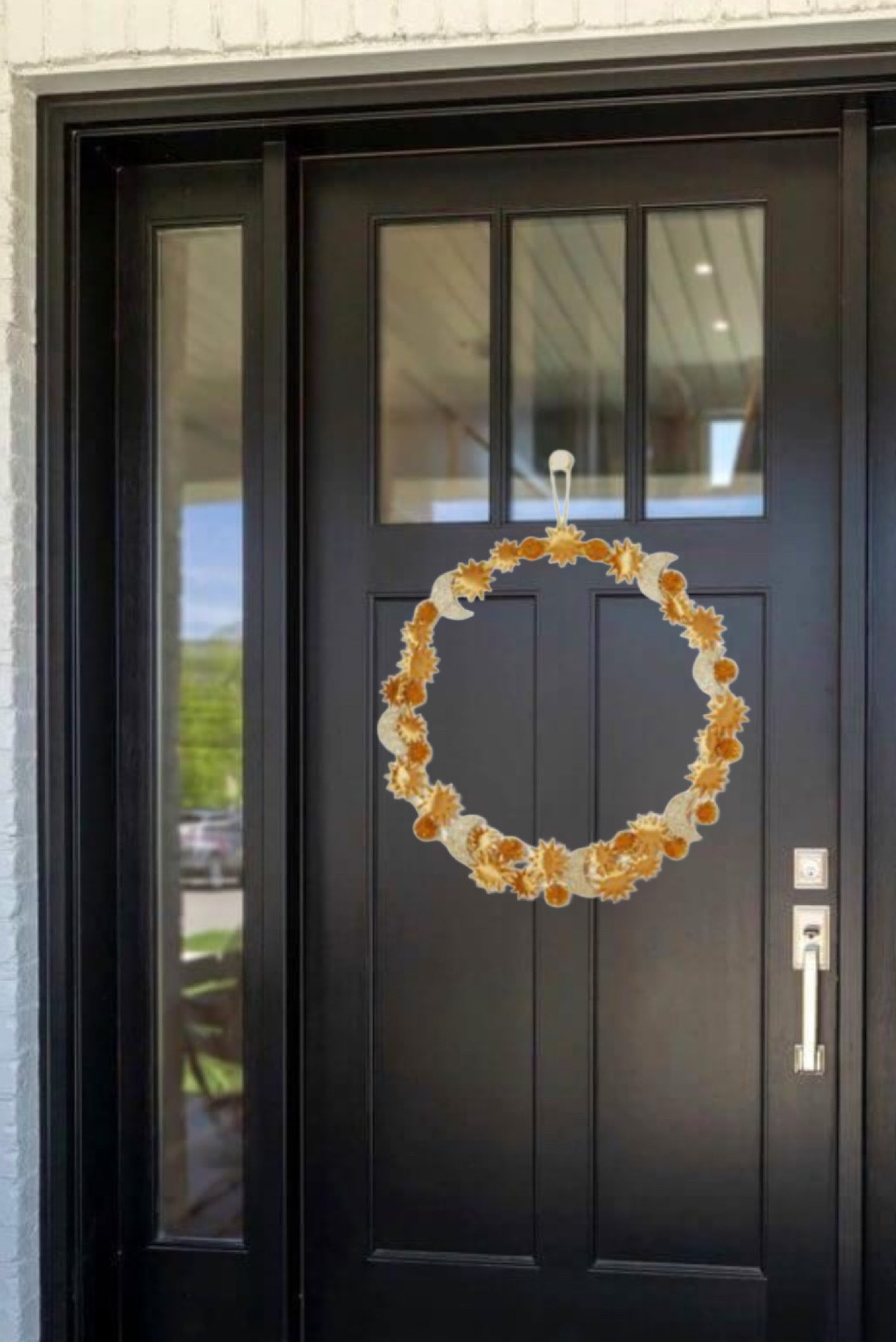Boho Jungalow Wreath with velvet stars and moons 

#LTKHoliday #LTKhome #LTKunder50