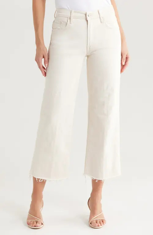 MOTHER The Maven Mid Rise Fray Hem Ankle Jeans in Act Natural at Nordstrom, Size 33 | Nordstrom
