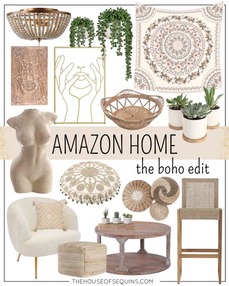 Shop Amazon Home Boho Decor! Neutral home finds. 

Follow my shop @thehouseofsequins on the @shop.LTK app to shop this post and get my exclusive app-only content!

#liketkit 
@shop.ltk
https://liketk.it/3WbxW

#LTKhome #LTKsalealert #LTKunder50