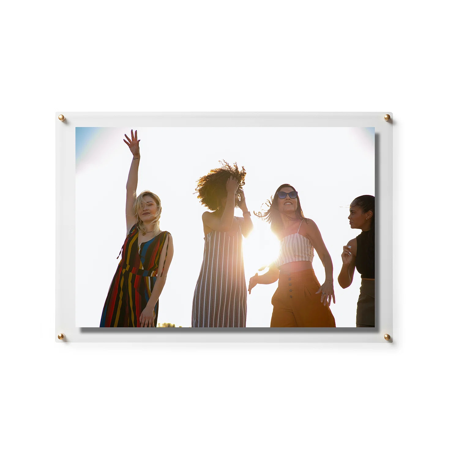 Devian Clear Acrylic Floating Picture Frame | Wayfair North America