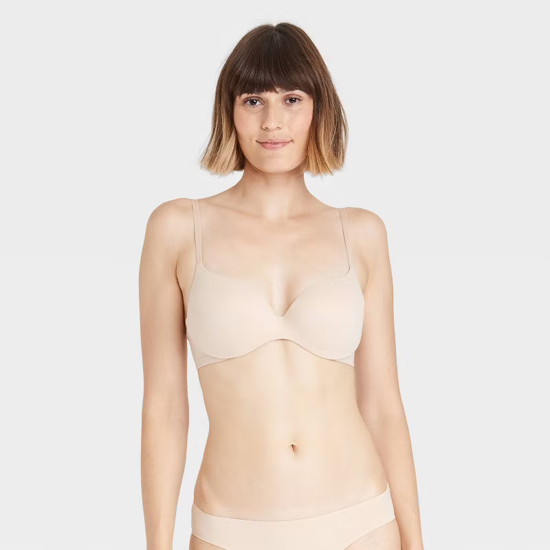 Women's Embedded Wire Demi Bra - Auden™ | Target