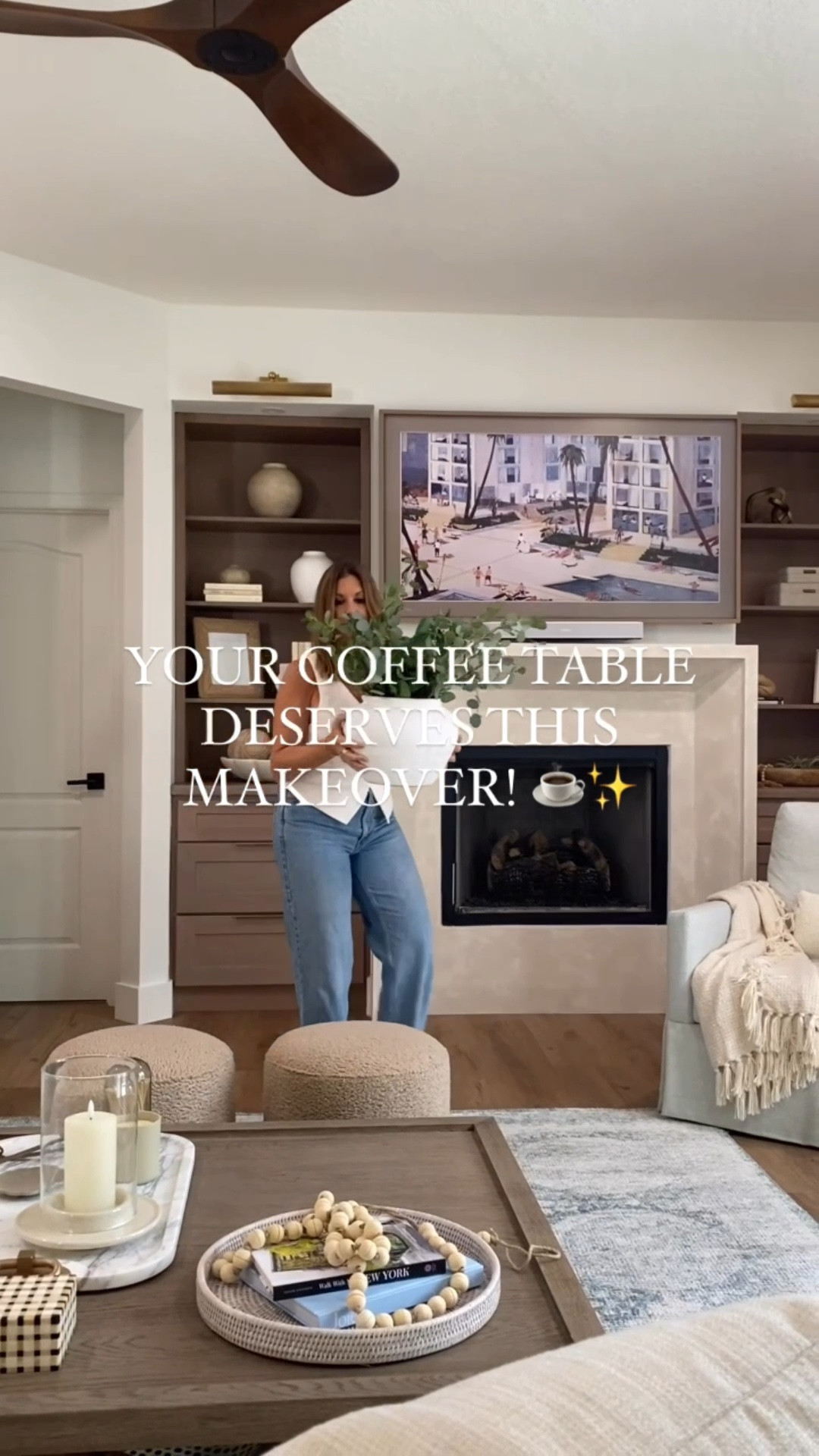 Your coffee table should be more than just a place for remotes. 📺 Here’s how to style it for a perfectly curated look!

🤎Use a Decorative Tray – Keeps decor organized and adds elegance
🤎Layer with Books – Creates height and adds personality
🤎Incorporate Natural Elements – Brings life and freshness
🤎Mix Textures – Combine materials like wood, marble, and metal
🤎Include Functional Decor – Candles, wick trimmers, and matches add charm and purpose

Tap to shop!

#LTKGiftGuide #LTKHome #LTKStyleTip