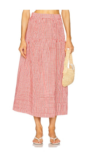 Jamie Skirt in Red Gingham | Revolve Clothing (Global)