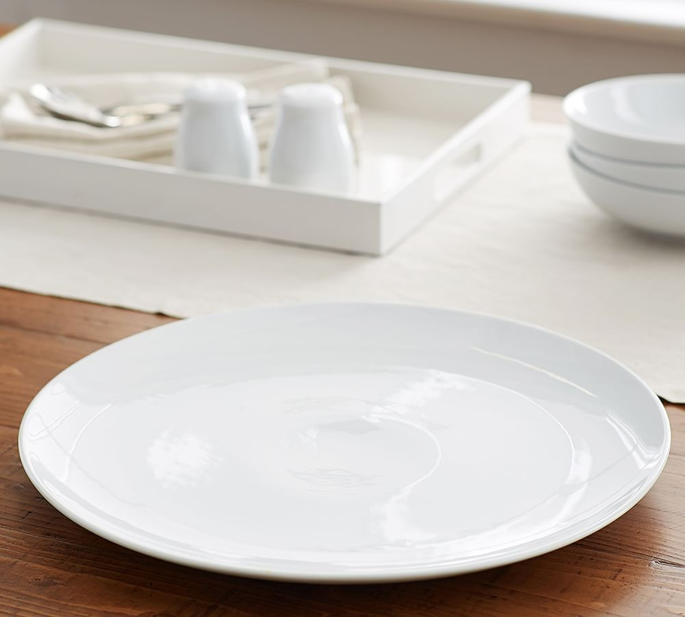 Great White 15.5"" Coupe Serving Platter | Pottery Barn (US)