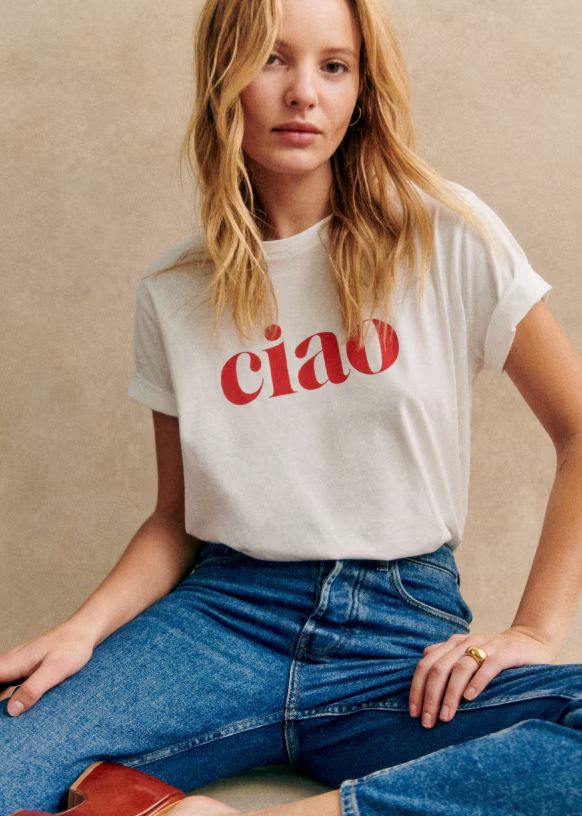 Ciao  T-Shirt | Sezane Paris