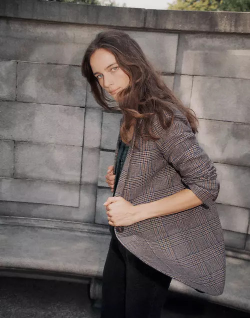 Larsen Blazer in Hawsell Plaid | Madewell
